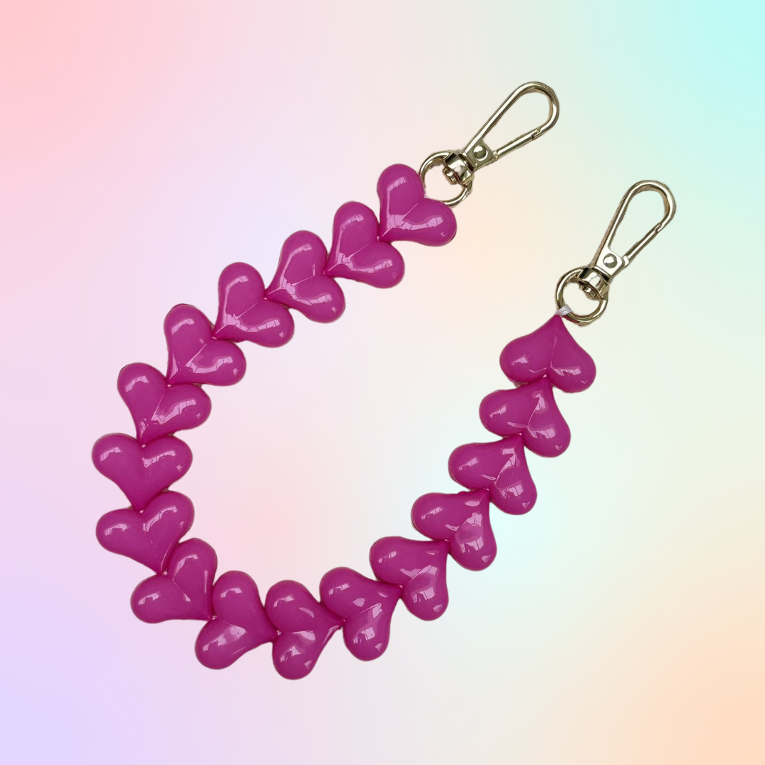 Phone Cord Hearts
