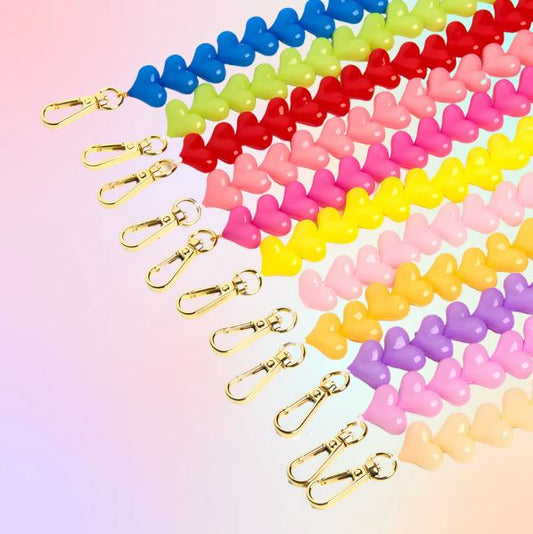 Phone Cord Hearts